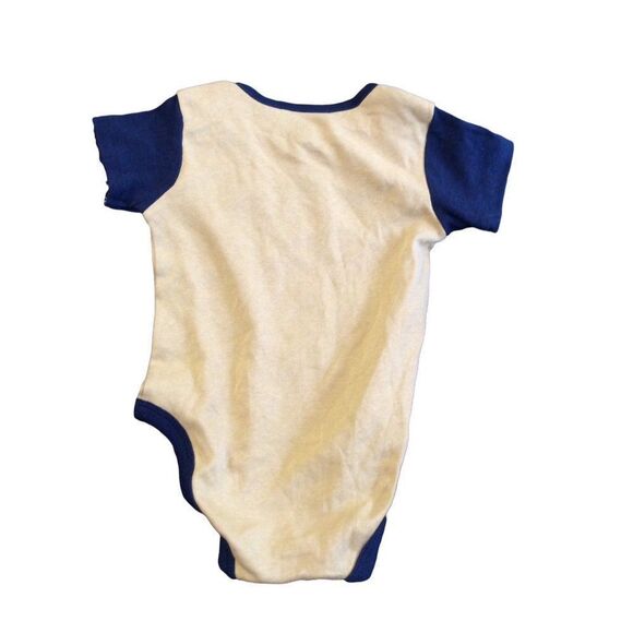 Nba Baby Boy 3 Piece Set Of Onesies 12 Months Grey Gold Navy White Cotton - Picture 6 of 8